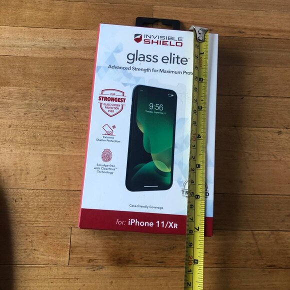 INVISIBLE SHIELD glass elite Screen Protector Advanced Strength iPhone 11XR - Picture 3 of 4